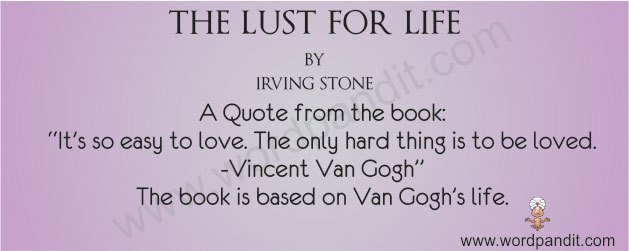 lust for life for irving stone