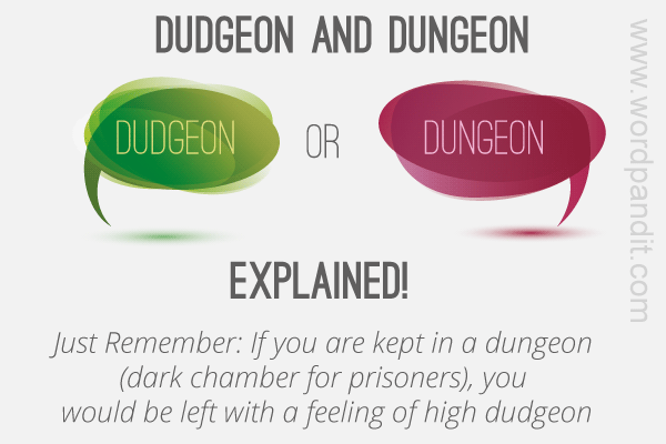 difference between dudgeon and dungeon
